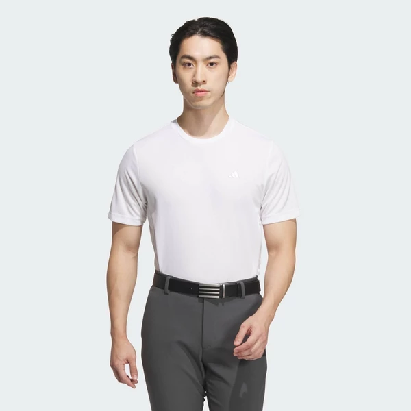 adidas Đánh gôn Áo Ngắn Tay Cổ Tròn AEROREADY Nam trắng JE8288