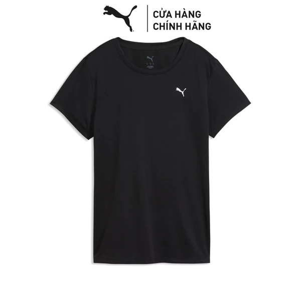 Áo Thun Chạy Bộ PUMA Nữ W RUN GREATNESS GRAPHIC SS Black-AH26 Q3 Màu Đen
