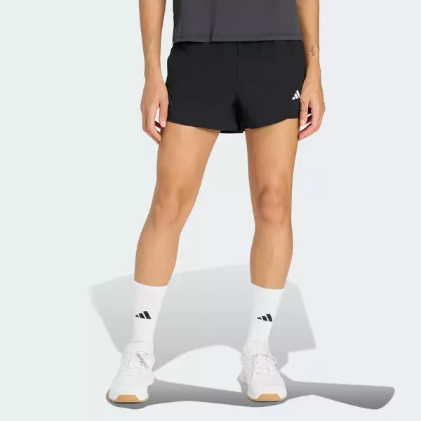 adidas Gym & Training Quần Short Tập Luyện 2 trong 1 Essentials Nữ Đen KB1242