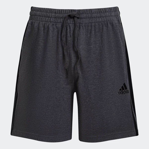 adidas Phong cách sống Quần Short 3 Sọc Essentials AEROREADY Nam Xám GV6354