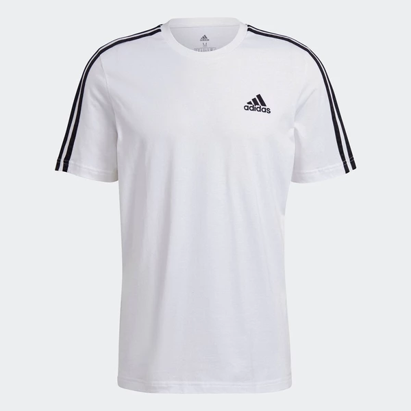 adidas Phong cách sống Áo Thun 3 Gạch Essentials Nam trắng GL3733