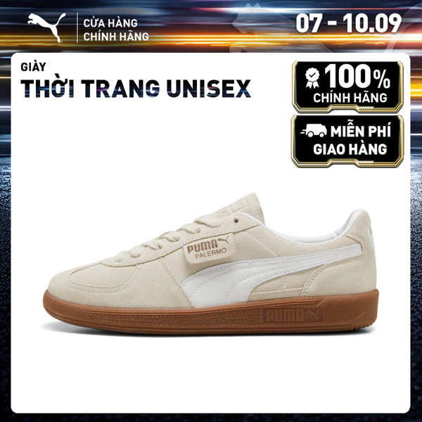 Giày Thời Trang PUMA Unisex Palermo Alpine Snow-White Màu Trắng