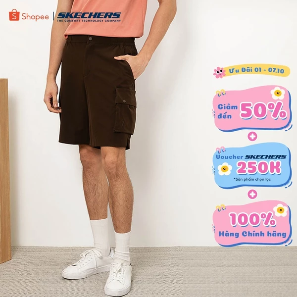 Quần Đùi Thể Thao Nam Skechers Basketball Culture Shorts-SL325M385-00H7