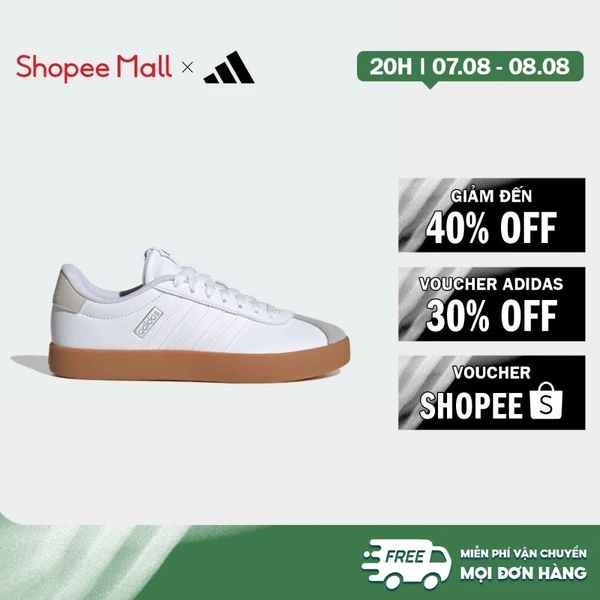 [Duy nhất 8.8 - VOUCHER 30%]adidas Phong cách sống Giày VL Court 3.0 Nữ trắng JR8660