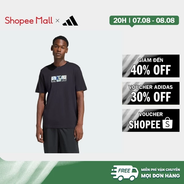[Duy nhất 8.8 - VOUCHER 30%]adidas Lifestyle & Tennis MEMORIES OF SPORT STAMPS GRAPHIC T-SHIRT Men Black KB2510