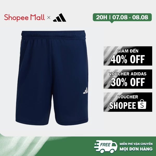 [Duy nhất 8.8 - VOUCHER 30%]adidas Gym & Training Train Essentials Piqué 3-Stripes Training Shorts Men Blue IB8112