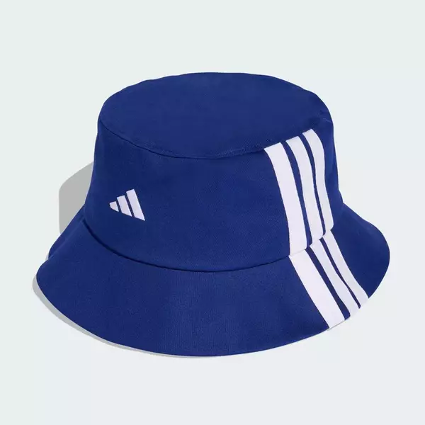 adidas Phong cách sống Mũ Bucket 3 Sọc Unisex Màu xanh da trời KE8040