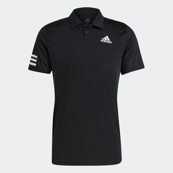 adidas Tennis Club Tennis 3-Stripes Polo Shirt Men Black GL5421