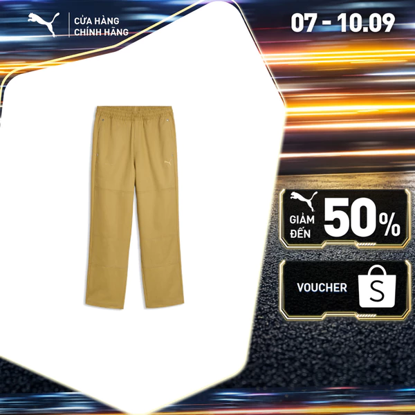 Quần Dài Thể Thao PUMA Nam PL Lifestyle Pants Coffee Milk Màu Be