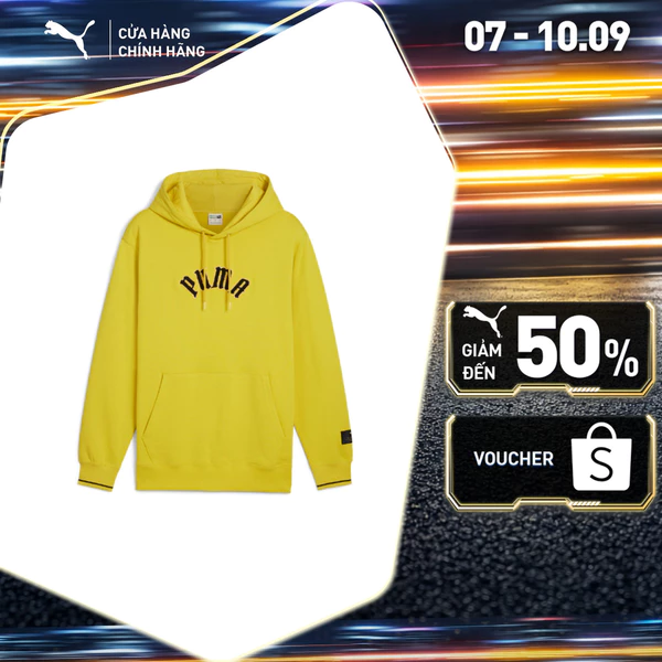 Áo Hoodie Thời Trang PUMA Nam CLASSICS PLAY PARIS Fresh Pear Màu Vàng