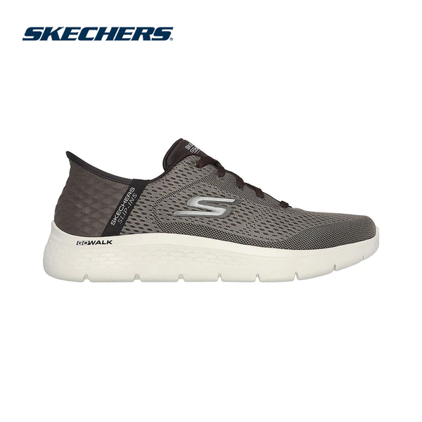 Giày Thể Thao Nam Skechers Slip-Ins Gowalk Go Walk Flex New World-216505-BRN Air-Cooled Memory Foam Online Sale