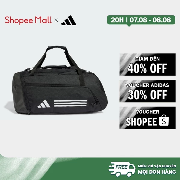 [Duy nhất 8.8 - VOUCHER 30%]adidas Gym & Training & Phong cách sống Túi Duffel 3 Sọc Essentials Unisex Đen IP9863