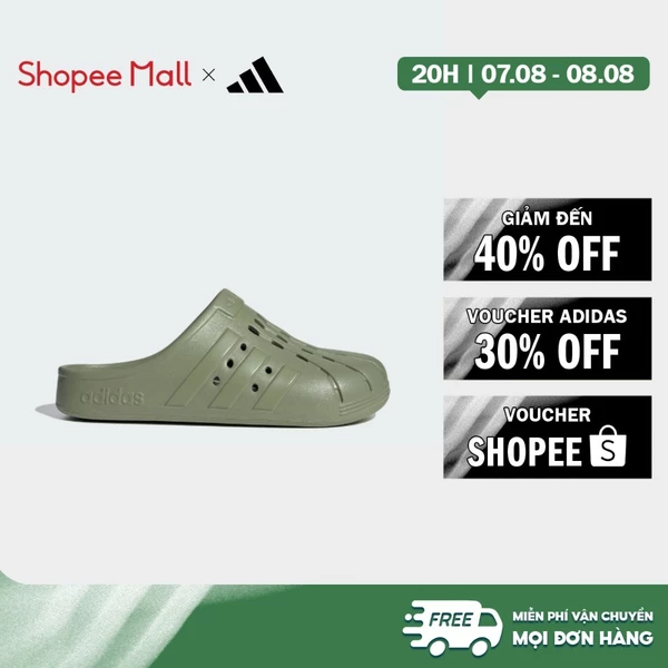 [Duy nhất 8.8 - VOUCHER 30%]adidas Bơi lội & Phong cách sống Dép Sục adilette Unisex màu xanh lá IG9164