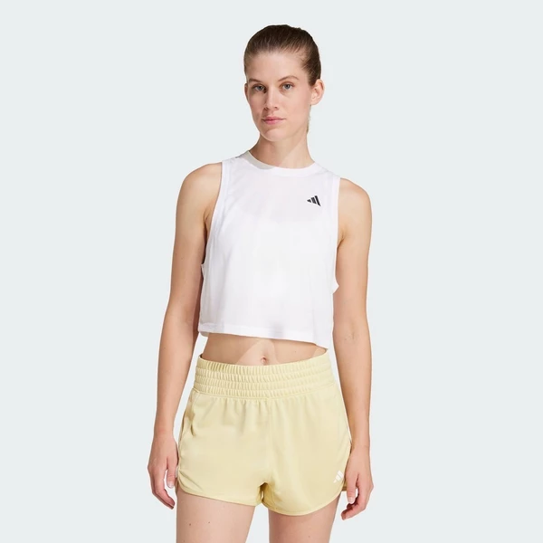 adidas Gym & Training Áo Tank Top Tập Luyện Dáng Boxy Train Essentials Nữ trắng JF1026