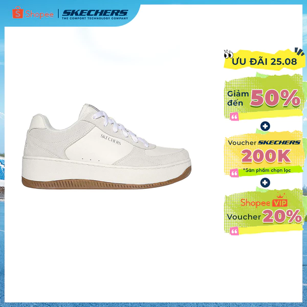 [ĐỘC QUYỀN ONLINE]Giày Thể Thao Nam Skechers Court Classics Sport Court 2.0 Yaros - 254010-WNT Air-Cooled MF