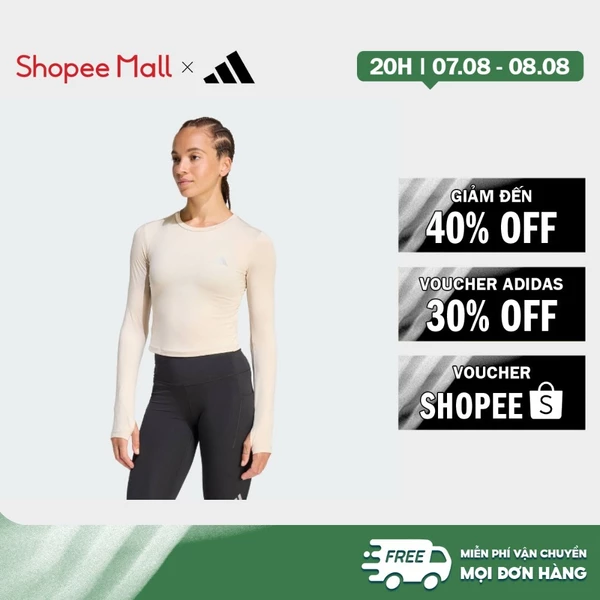 [Duy nhất 8.8 - VOUCHER 30%]adidas Chạy Áo Chạy Dài Tay adi365 Running Essentials Nữ Be KE8413