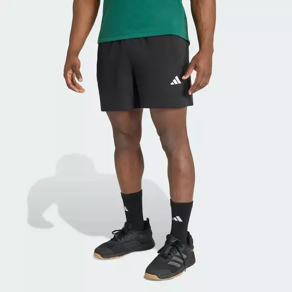adidas Gym & Training QUẦN SHORT WORKOUT ESSENTIALS FEELREADY Nam Đen KS7941