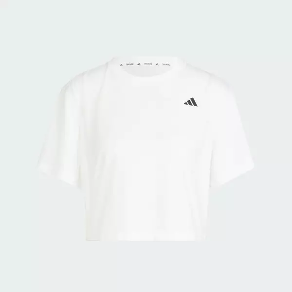 adidas Gym & Training Áo Thun Tập Luyện Dáng Boxy Train Essentials Nữ trắng JC9556