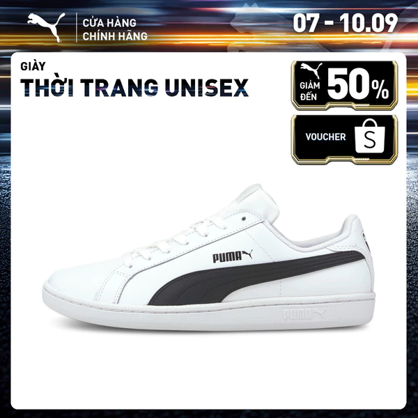 Giày thời trang PUMA Unisex Smash Leather Màu Trắng