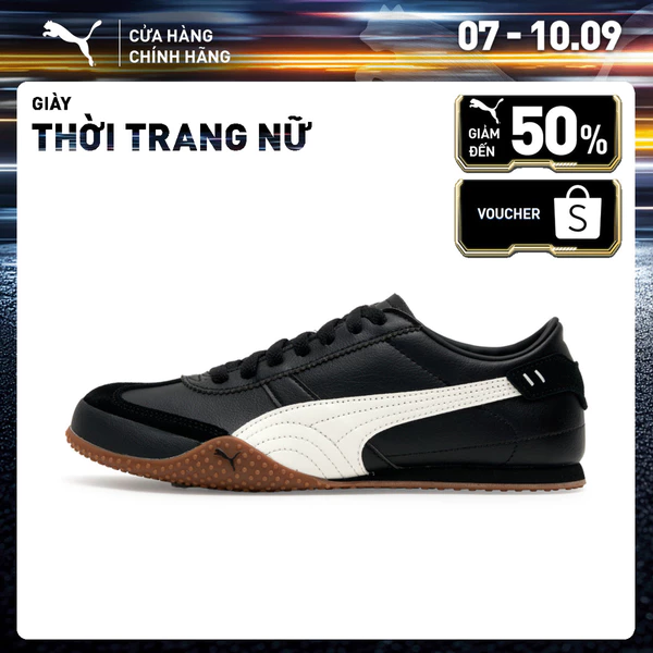 Giày Thời Trang PUMA Nữ Bella UT LEA Black-Warm White Màu Đen