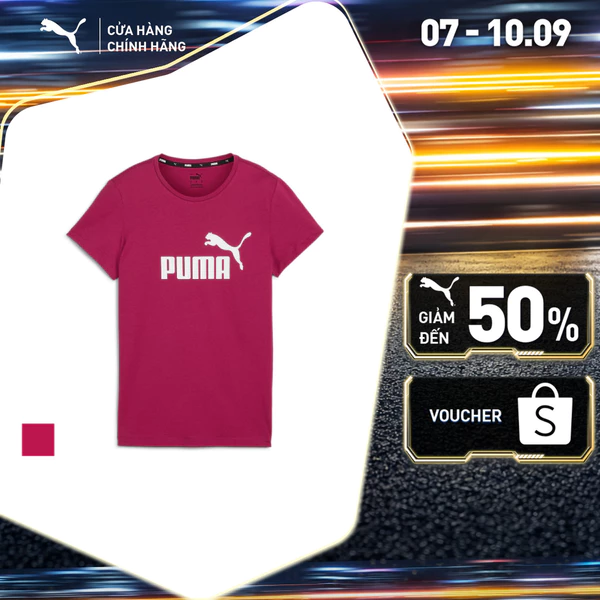 Áo Thun Thời Trang Tay Ngắn PUMA Nữ ESS Logo Tee