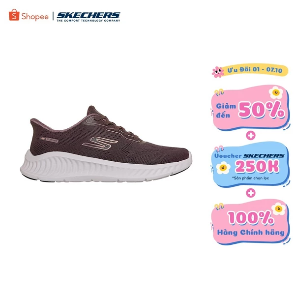 [ĐỘC QUYỀN ONLINE] Giày Thể Thao Nữ Skechers Slip-Ins GOwalk Now Parker Đi Bộ - 125665-BURG Air-Cooled Goga Mat