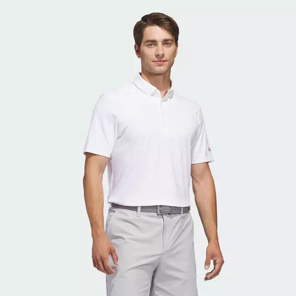 adidas Đánh gôn ÁO POLO HỌA TIẾT SIÊU NHỎ ULTIMATE365+ Nam trắng KC3542