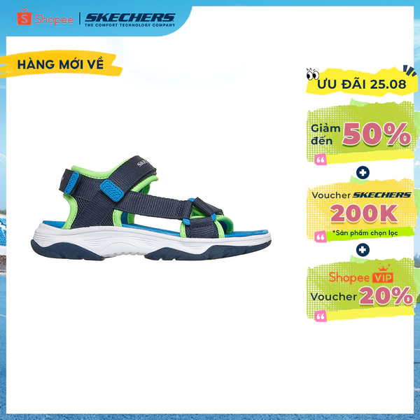 Giày Thể Thao Bé Trai Skechers Tread Seeker - 407013L-NVBL