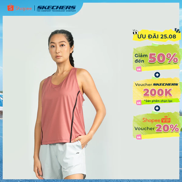 Sports Tank Top Nữ Skechers Walking Performance Sports Tank Top - SP325W297-WR01 Online Sale