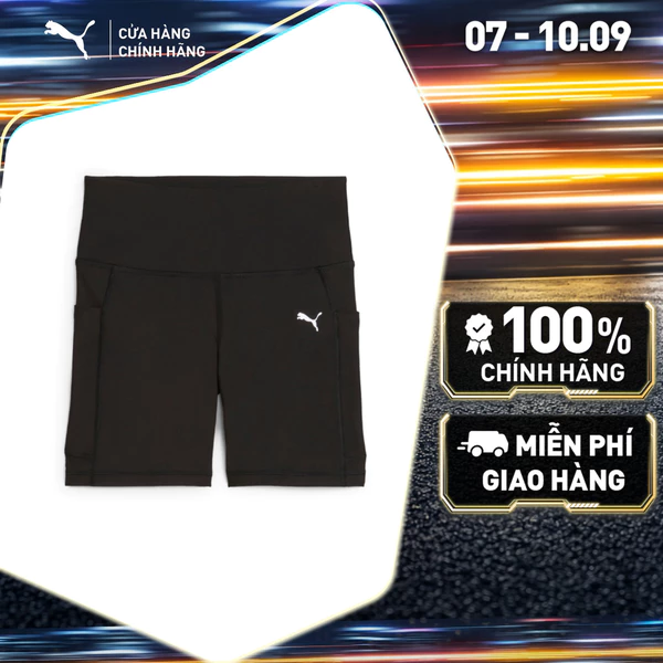 Quần Đùi Thể Thao PUMA Nữ W RUN VLCTY 5 SHORT TIGHT Black Màu Đen