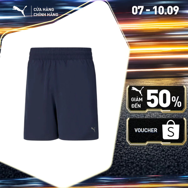 Quần short PUMA Nam Performance Woven 5” Peacoat Màu Xanh