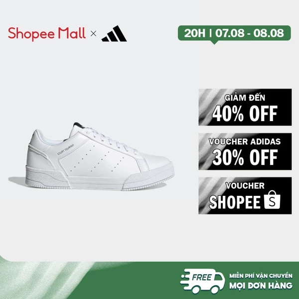 [Duy nhất 8.8 - VOUCHER 30%]adidas Phong cách sống Giày Court Tourino Nam trắng H02177