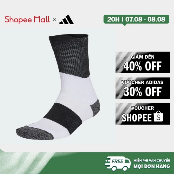 [Duy nhất 8.8 - VOUCHER 30%]adidas Chạy & Bóng lưới Bộ 1 Đôi Tất Runxboost Unisex trắng JD9559