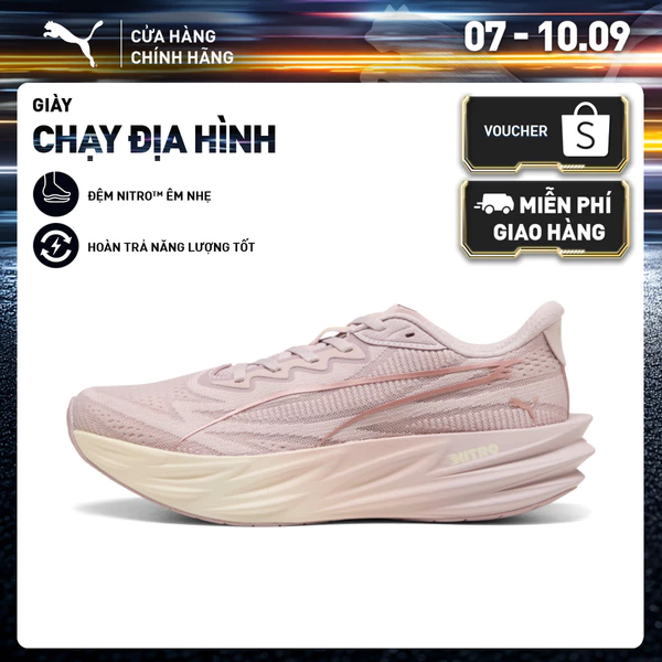 Giày Chạy Bộ PUMA Nữ Deviate Pure NITRO Wns Misty Pink Màu Hồng