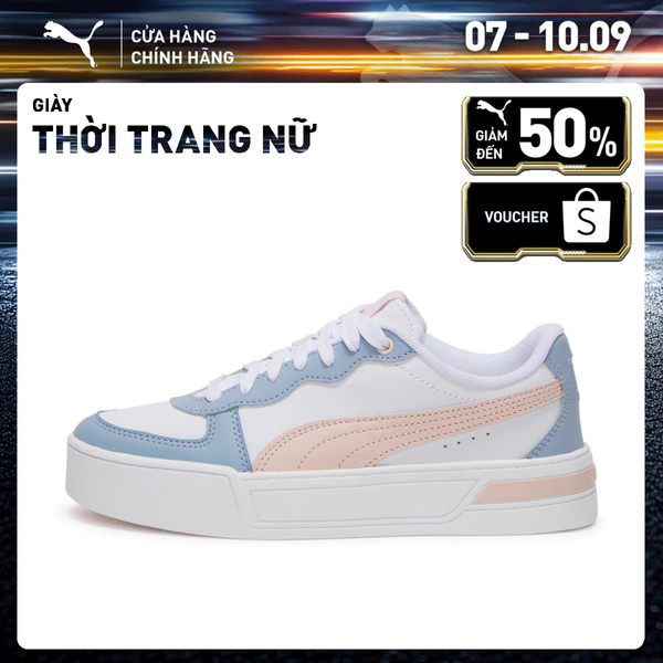 Giày thời trang PUMA Nữ Skye White-Island Pink-Blue Wash Màu Trắng