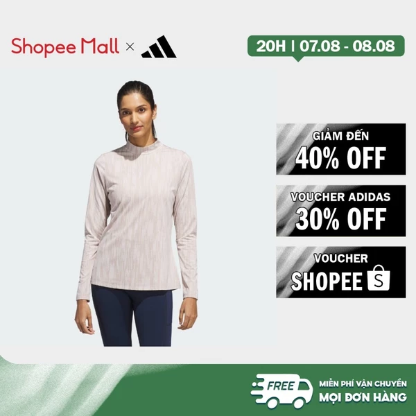 [Duy nhất 8.8 - VOUCHER 30%]adidas Đánh gôn Áo Dài Tay Cổ Đứng Ultimate365 Jacquard Nữ nâu JN8404