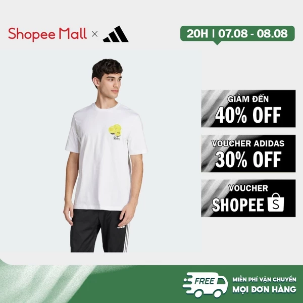 [Duy nhất 8.8 - VOUCHER 30%]adidas Phong cách sống Áo Thun Graphic Lounge Still Life Lemons Nam trắng JJ3959
