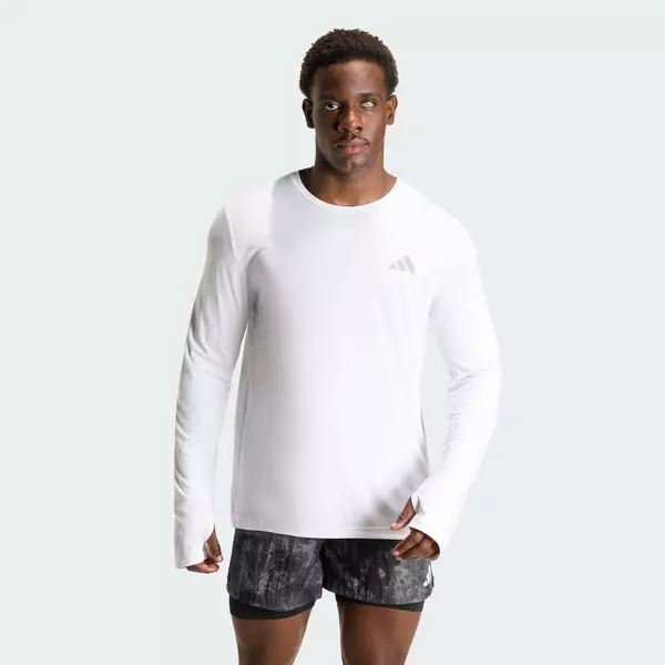 adidas Chạy Áo Dài Tay adi365 Running Essentials Nam trắng KE8425