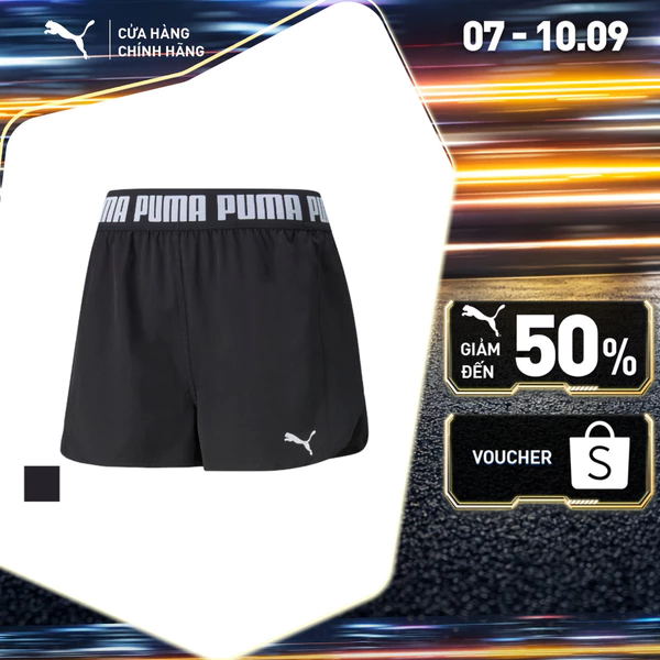 Quần Đùi Tập Luyện PUMA Nữ Train STRONG WVN3"Short