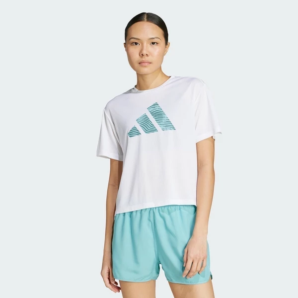 adidas Running Adi365 Running Essentials Brand Love Tee Women White JN6137