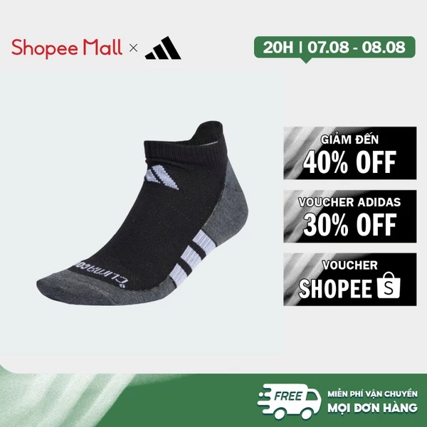 adidas Gym & Training Set 3 Đôi Tất Chuyên Dụng Mỏng Nhẹ Cổ Thấp CLIMACOOL Unisex Đen JC6449