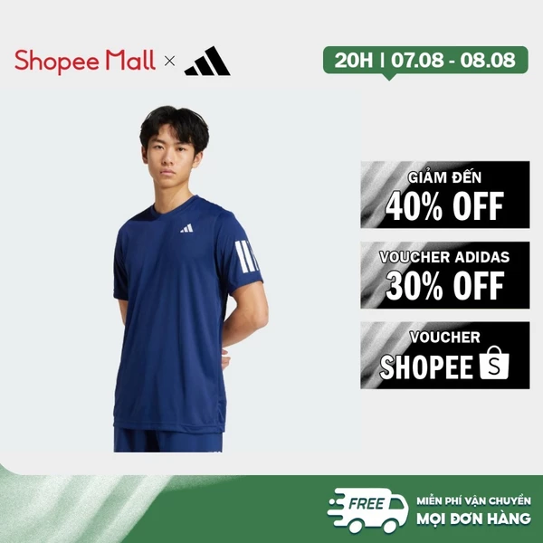 [Duy nhất 8.8 - VOUCHER 30%]adidas Quần vợt Áo Thun Tennis Club 3 Gạch CLIMACOOL Nam Màu xanh da trời JN5730