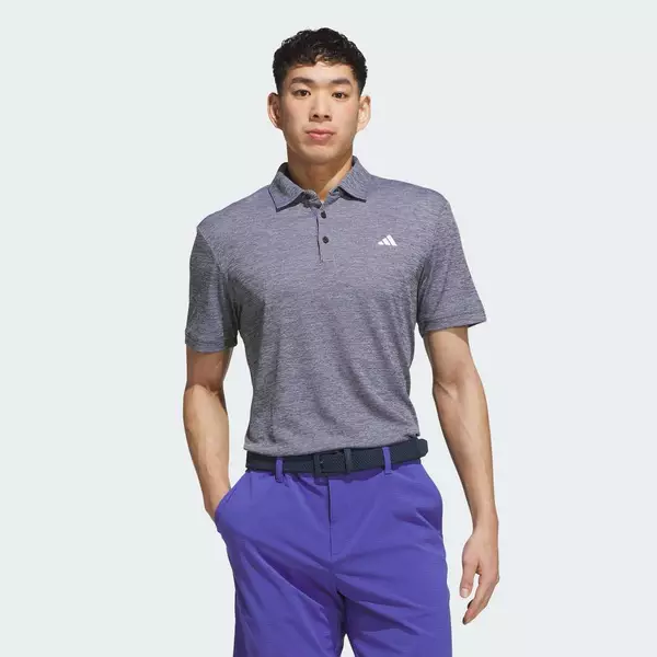adidas Đánh gôn ÁO POLO PERFORMANCE HEATHER Nam Đen KG9135