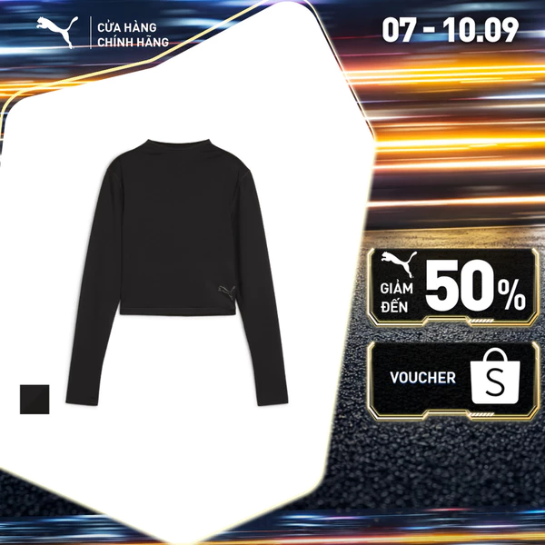 Áo Thun Tay Dài Thể Thao PUMA Nữ INTERGALACTIC LS TOP