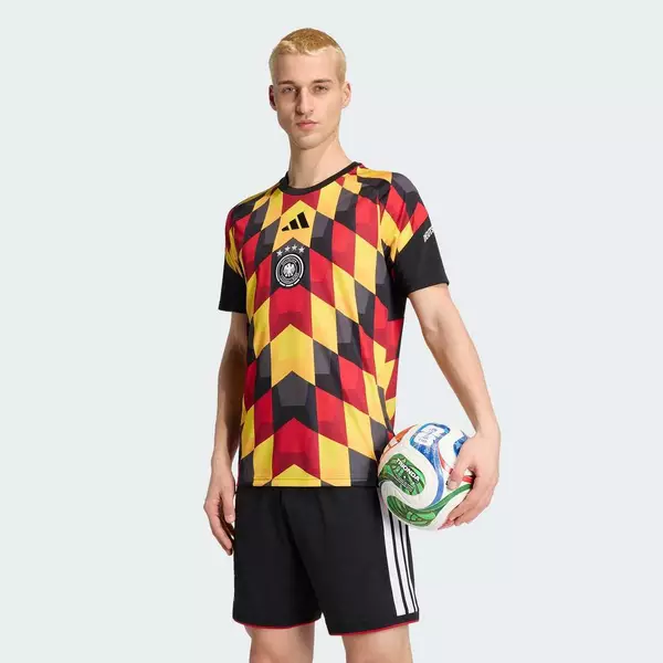adidas Football Germany 26 Home Pre Match Jersey Men Black JZ4577