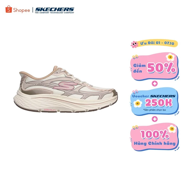 [ĐỘC QUYỀN ONLINE] Giày Thể Thao Nữ Skechers Slip-Ins GOrun Consistent 3 City Cruise Chạy Bộ Tập luyện - 129051-NAT