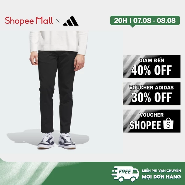 [Duy nhất 8.8 - VOUCHER 30%]adidas Đánh gôn Quần Xếp Ly Go-to Nam Đen JM9374