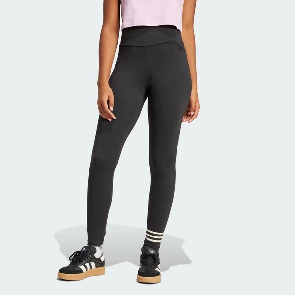 adidas Phong cách sống Quần Legging Dáng Dài Neuclassics Nữ Đen JI8490