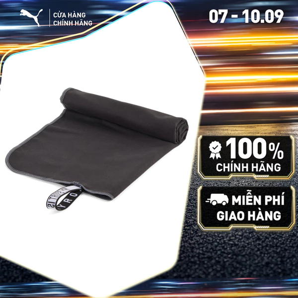 Khăn Tập Luyện Thể Thao PUMA Unisex x HYROX Micro Towel S Black Màu Đen