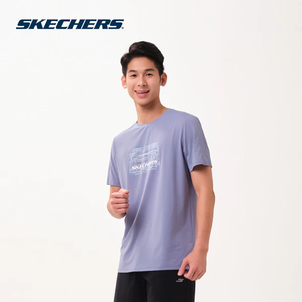 Áo Thun Tay Ngắn Nam Skechers Walking Performance Short Sleeve Tee - SP126M098-04VV Online Sale